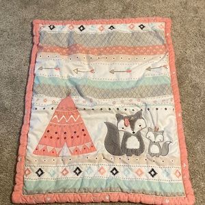 Nursery Baby Blanket, 34” x 43” - Lambs & Ivy
